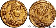 THE END OF EMPIRE(363 AD to 476 AD) Tremissis HONORIUS Ravenne c. 402/403- 405/406 (12,5mm, 1,47g, 6h) -