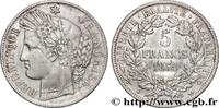 FRANKREICH 5 francs Cérès, IIe République ZWEITE FRANZOSISCHE REPUBLIK Bordeaux 1850 (37mm, 24,70g, 6h) -