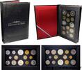 FRANKREICH Boîte Fleur de Coins FUNFTE FRANZOSISCHE REPUBLIK Paris 1989 (mm, g, h) -