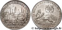 FRANKREICH Communauté des marchands de la Loire L'ORLÉANAIS - Noblesse et villes 1739 (31mm, 9,95g, 6h) -
