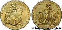 FRANKREICH Médaille, Ville de Paris - J. S. Bailly maire, ref LOUIS XVI (1789) (35mm, 17,05g, 12h) -