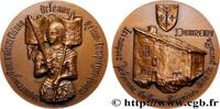 FRANKREICH Médaille, La maison natale de Jeanne d’arc JEANNE D’ARC Monnaie de Paris 1977 (67mm, 206,04g, 12h) -