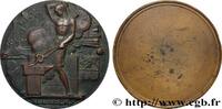 FRANKREICH Médaille, Le fer ENTREPRISES, INDUSTRIES ET COMMERCES DIVERS Monnaie de Paris 1940 (58,5mm, 113,80g, 12h) -