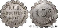 TRANSPORT (ZÜGE, BUSSE, STRASSENBAHNEN, SCHIFFE... 10 Centimes - Société coopérative PLM La Renaissan TRANSPORT (ZÜGE, BUSSE, STRASSENBAHNEN, SCHIFFE...) Oullins 1916 (21,40mm, 1,91g, 12h) -