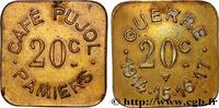 CAFES BRASSERIES ET RESTAURANTS 20 Centimes - Café Pujol CAFES BRASSERIES ET RESTAURANTS Pamiers n.d. (22mm, 4,21g, 12h) -