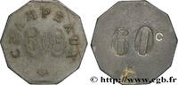 CAFES BRASSERIES ET RESTAURANTS 50 Centimes - Champeaux (café des arcades) CAFES BRASSERIES ET RESTAURANTS Paris n.d. (23mm, 2,57g, 12h) -