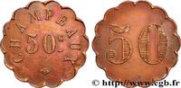 CAFES BRASSERIES ET RESTAURANTS 50 Centimes - Champeaux (café des arcades) CAFES BRASSERIES ET RESTAURANTS Paris n.d. (25mm, 3,68g, 6h) -