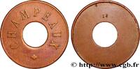 CAFES BRASSERIES ET RESTAURANTS Jeton - Champeaux (café des arcades) CAFES BRASSERIES ET RESTAURANTS Paris n.d. (27,5mm, 4,01g, 12h) -