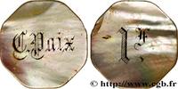 CAFES BRASSERIES ET RESTAURANTS 1 Franc - Café de la Paix CAFES BRASSERIES ET RESTAURANTS Paris n.d. (34mm, 5,16g, 12h) -