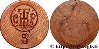 TRANSPORT (ZÜGE, BUSSE, STRASSENBAHNEN, SCHIFFE... 5 Centimes - Compagnie Française Thomson Houston TRANSPORT (ZÜGE, BUSSE, STRASSENBAHNEN, SCHIFFE...) Paris n.d. (22mm, 3,24g, 12h) -