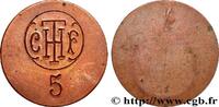 TRANSPORT (ZÜGE, BUSSE, STRASSENBAHNEN, SCHIFFE... 5 Centimes - Compagnie Française Thomson Houston TRANSPORT (ZÜGE, BUSSE, STRASSENBAHNEN, SCHIFFE...) Paris n.d. (22mm, 2,65g, 12h) -