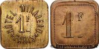 NECESSITÉ (MONNAIES ET JETONS DE... ) THEMES DIVER 1 Franc - Hôtel Mirabeau NECESSITÉ (MONNAIES ET JETONS DE... ) THEMES DIVERS Paris n.d. (23mm, 3,60g, 12h) -