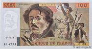 FRANKREICH 100 Francs DELACROIX imprimé en continu FRANKREICH 100 Francs DELACROIX imprimé en continu 1991 fST+ -