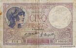 FRANKREICH 5 Francs FEMME CASQUÉE FRANKREICH 5 Francs FEMME CASQUÉE 1922 S -