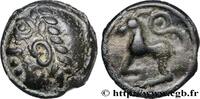 FRANKREICH Potin à la grosse tête laurée GALLIEN - BELGICA - SEQUANI (Region die Besançon) Ier siècle avant J.-C. (19mm, 4,49g, 4h) -