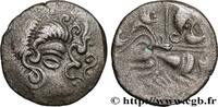 FRANKREICH Statère de billon, classe IVa au nez orné GALLIEN - ARMORICA - CORIOSOLITÆ (Region die Corseul, Cotes d'Armor) Saint-Brieuc (22) Ier siècle avant J.-C. (21,5mm, 6,36g, 9h -