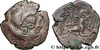 FRANKREICH Statère de billon, classe IVa au nez orné GALLIEN - ARMORICA - CORIOSOLITÆ (Region die Corseul, Cotes d'Armor) Saint-Brieuc (22) Ier siècle avant J.-C. (24mm, 5,55g, 5h) -