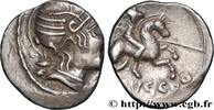 FRANKREICH Denier au cavalier DVRNACOS / AVSCRO GALLIEN - TAL DAS RHONE c. 75 AC. (15mm, 1,87g, 12h) -