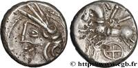 FRANKREICH Denier KALETEDOY à la rouelle GALLIEN - BELGICA - LINGONES (Region die Langres) c. 80-50 AC. (11,5mm, 1,93g, 5h) -