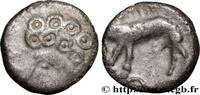 FRANKREICH Denier SEQVANOIOTVOS GALLIEN - BELGICA - SEQUANI (Region die Besançon) c. 57-50 AC. (11mm, 1,77g, 12h) -
