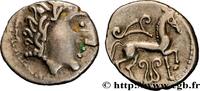 FRANKREICH Drachme à la victoire stylisée et au fleuron PICTONES / BITURIGES / CARNUTES - Mittelwestgallien, Unbekannt c. 150-80 AC. (17,5mm, 3,45g, 5h) -
