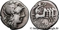 THE REPUBLIC (280 BC to 27 BC) Denier MAENIA Rome 132 AC. (18mm, 3,70g, 12h) -
