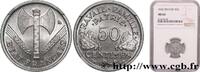 FRANKREICH 50 centimes Francisque, lourde, premiers exemplair ETAT FRANÇAIS Paris 1942 (17,98mm, 0,8g, 6h) -