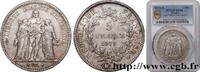 FRANKREICH 5 francs Hercule, petit A DRITTE FRANZOSISCHE REPUBLIK Paris 1875 (37mm, 25g, 6h) -