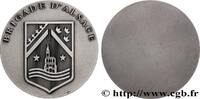 FRANKREICH Médaille, Brigade d’Alsace ARMÉES n.d. (73mm, 192,85g, 12h) -