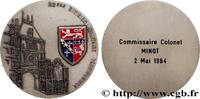 FRANKREICH Médaille, 23e division militaire territoriale ARMÉES 1984 (60mm, 87,61g, 12h) -