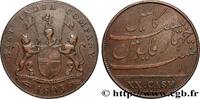 ILE DE FRANCE (MAURITIUS) XX (20) Cash East India Company ILE DE FRANCE (MAURITIUS) Madras 1803 (29,50mm, 12,81g, 6h) -