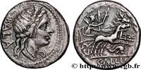 THE REPUBLIC (280 BC to 27 BC) Denier AELIA Rome 92 AC. (18mm, 3,88g, 9h) -