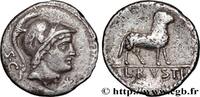 THE REPUBLIC (280 BC to 27 BC) Denier RUSTIA Rome 76 AC. (17,5mm, 3,55g, 6h) -