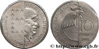 FRANKREICH Essai de 10 francs Robert Schuman FUNFTE FRANZOSISCHE REPUBLIK Pessac 1986 (21mm, 6,50g, 6h) -