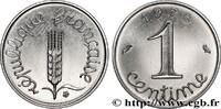 FRANKREICH 1 centime Épi, avec rebord FUNFTE FRANZOSISCHE REPUBLIK Pessac 1973 (15mm, 1,65g, 6h) -