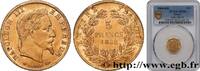 FRANKREICH 5 francs or Napoléon III, tête laurée ZWEITES KAISERREICH Strasbourg 1868 (17mm, 1,61g, 6h) -