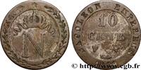 FRANKREICH 10 cent. à l'N couronnée GESCHICHTE FRANKREICHS Perpignan 1809 (19mm, 1,86g, 6h) -