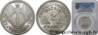 FRANKREICH 2 francs Francisque ETAT FRANÇAIS Beaumont-Le-Roger 1944 (27,02mm, 2,2g, 6h) -