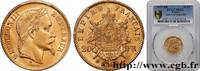 FRANKREICH 20 francs or Napoléon III, tête laurée, grand BB ZWEITES KAISERREICH Strasbourg 1869 (21mm, 6,45g, 6h) -