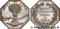 FRANKREICH SEINE ET OISE SOCIÉTÉS D'AGRICULTURE, HORTICULTURE, PÊCHE ET CHASSE 1834 (28,5mm, 11,56g, 12h) -
