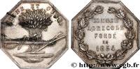 FRANKREICH SEINE ET OISE SOCIÉTÉS D'AGRICULTURE, HORTICULTURE, PÊCHE ET CHASSE 1834 (28,5mm, 11,81g, 12h) -