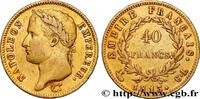 FRANKREICH 40 francs or Napoléon tête laurée, Empire français GESCHICHTE FRANKREICHS Gênes 1813 (26,07mm, 12,86g, 6h) -