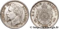 FRANKREICH 1 franc Napoléon III, tête laurée ZWEITES KAISERREICH Strasbourg 1869 (23mm, 5,00g, 6h) -