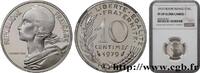 FRANKREICH Piéfort argent de 10 centimes Marianne PIÉFORTS Pessac 1979 (20mm, 7,6g, 6h) -