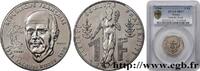 FRANKREICH Essai de 1 franc Jacques Rueff FUNFTE FRANZOSISCHE REPUBLIK Pessac 1996 (24mm, 6g, 6h) -