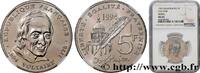 FRANKREICH Essai de 5 francs Voltaire FUNFTE FRANZOSISCHE REPUBLIK Pessac 1994 (29mm, 10g, 6h) -