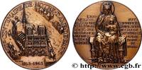 FRANKREICH Médaille, Huitième centenaire de Notre Dame de Par ÉGLISES ET CATHÉDRALES Monnaie de Paris (1963) (68mm, 191,52g, 12h) -