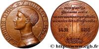 FRANKREICH Médaille, Réhabilitation de Jeanne d’Arc JEANNE D’ARC Monnaie de Paris 1972 (71mm, 187,69g, 12h) -