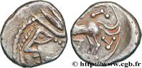 FRANKREICH Denier KALETEDOY, au delta renversé GALLIEN - BELGICA - LINGONES (Region die Langres) c. 80-50 AC. (12,5mm, 1,94g, 9h) -