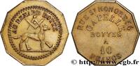 ENTREPRISES, INDUSTRIES ET COMMERCES DIVERS 10 Francs Au Renard Botté - Capelle ENTREPRISES, INDUSTRIES ET COMMERCES DIVERS Paris n.d. (22mm, 2,80g, 12h) -
